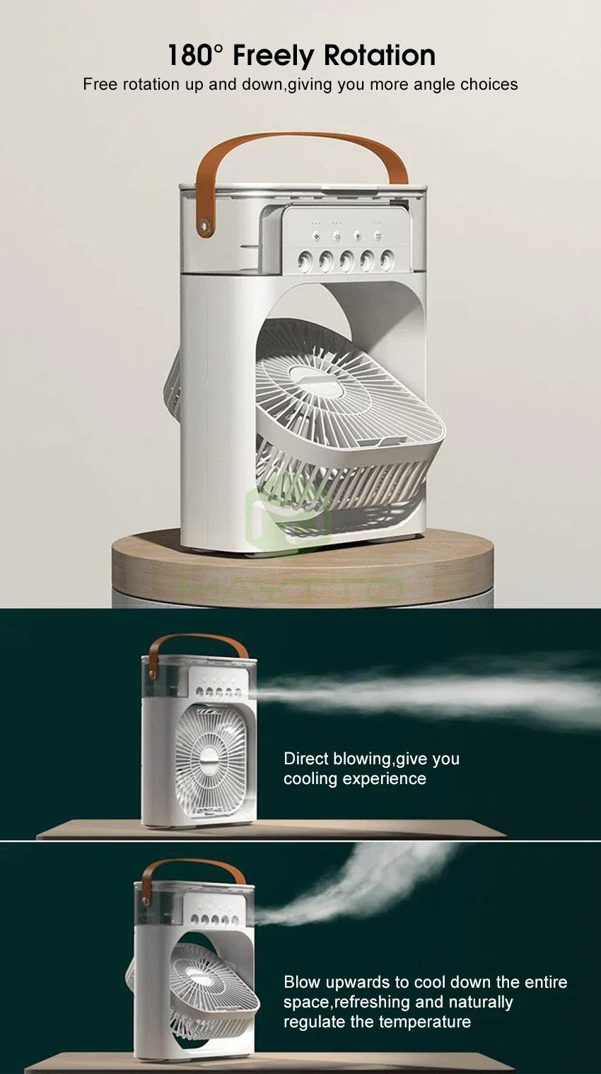 Mini Portable Rechargeable Air Cooler Fans